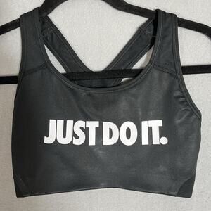 Nike Sports Bra Just Do It‎ Black XS